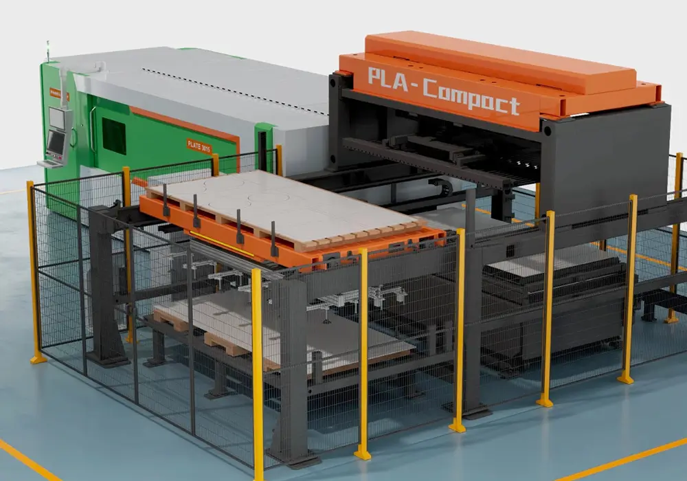 Automated Fiber Laser Cutting System