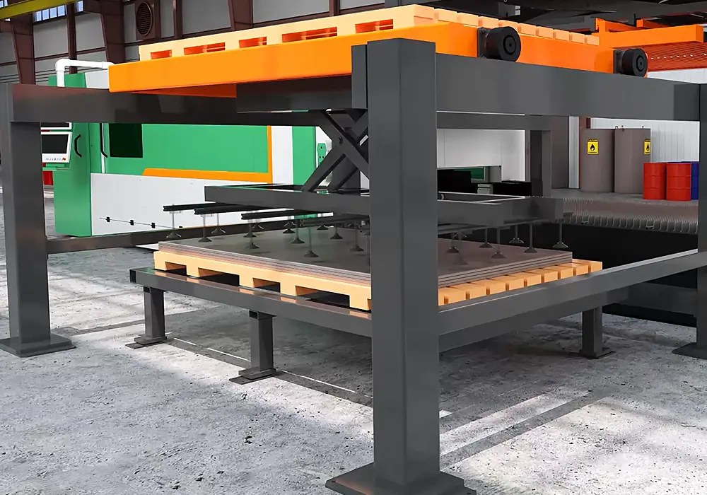 Automated Fiber Laser Cutting System
