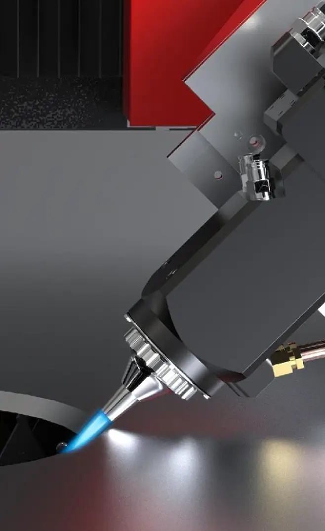 Hybrid Cutting Head (Laser + Oxy)